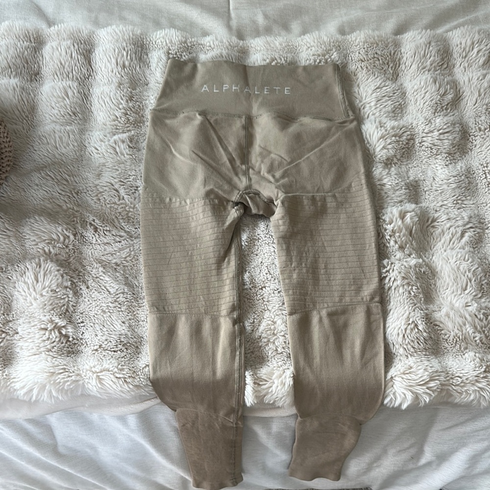 Alphalete Tan Leggings